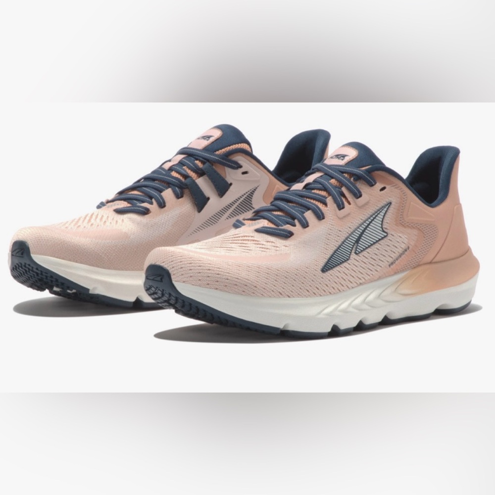 Altra Provision Women's Blush Pink and Navy Athletic Running Shoes
